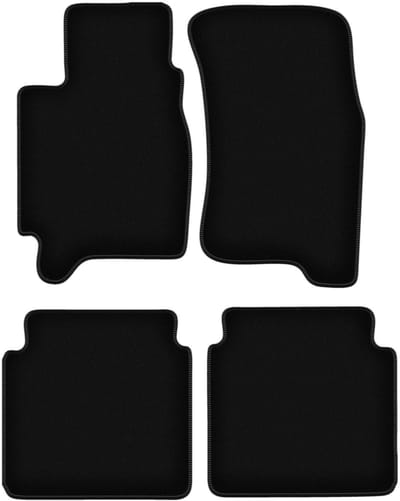 BASIC zwarte veloursmatten voor: Subaru Legacy II stationwagen, sedan (1993-1998)