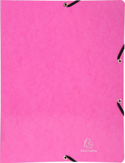 Exacompta 20x Iderama Ringband met 2 ringen van 15mm - A4 - Roze - 54894E