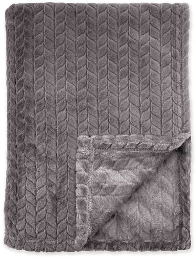 Byrklund Plaid Twill Touch - 150x200 - 100% Polyester - Antraciet