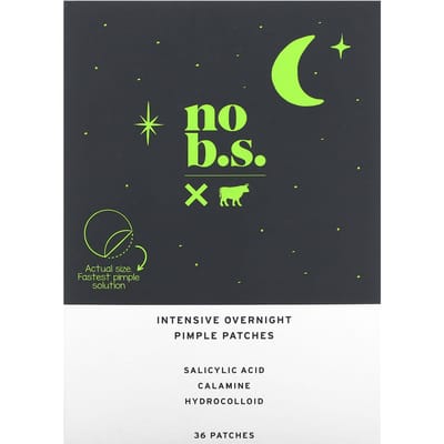No BS Skincare, Intensief Nachtelijk Acne Pleister, 36 Pleisters
