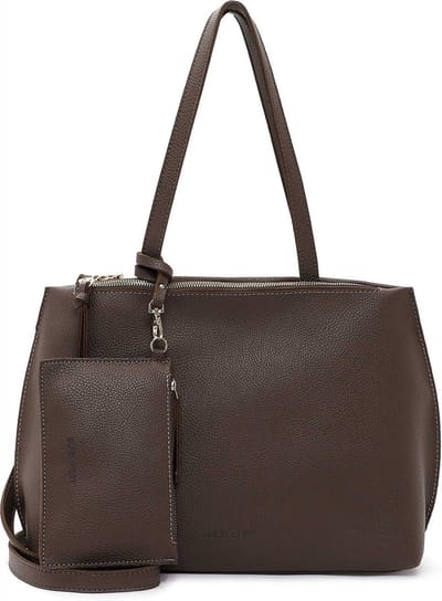 SURI FREY Schoudertas Orry Hobo Bag Mud Bruine