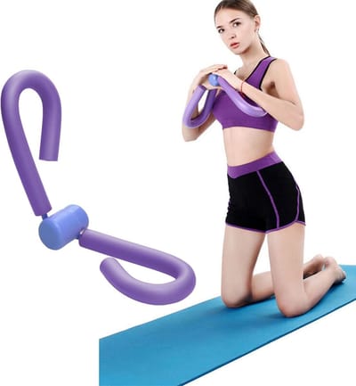 Workout Trainer - Fitness Apparaat - Lichaam Trainen - Stevige Stalen Veer - 40 cm - Zwart