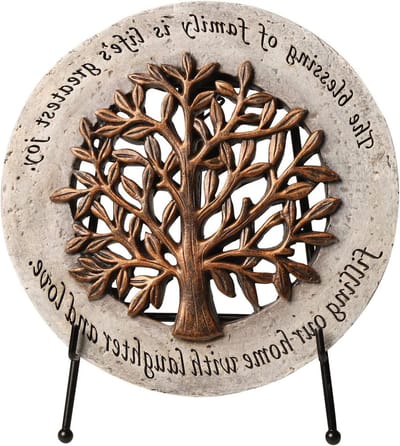 Ronde Stepping Stone - Tuin Decoratie - Tuin Verfraaien - Filigraan Design - 6.5 x 6.5 cm - Multicolor