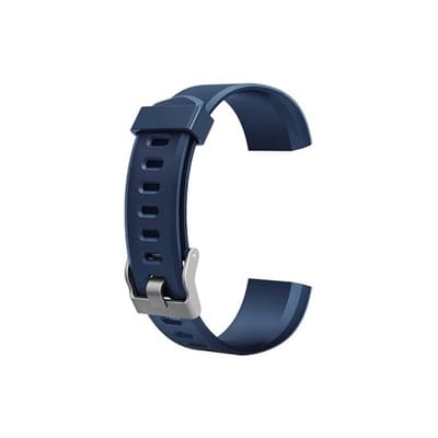 Allecto - Siliconen horlogeband - Vervangende polsband - Blauw