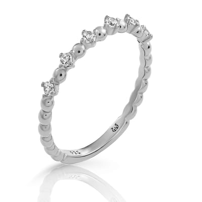 Orphelia 'Signature' Dames 925 Sterling Zilveren Ring - Zilver ZR-7535