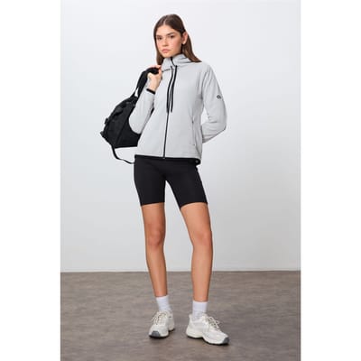 Dames Pluche Zip-up Hoodie