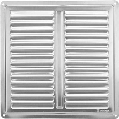 Roestvrijstalen Ventilatierooster 205x205 mm - Afvoerrooster voor Binnen en Buiten