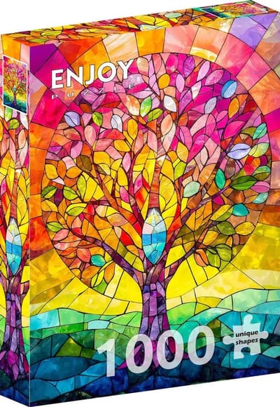 Enjoy Puzzle legpuzzel Crystallized Tree 1000 stukjes bloemen en planten.