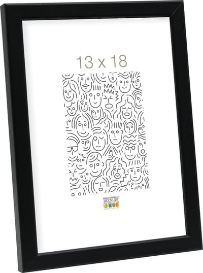 Deknudt Frames fotolijst S41JL2 - zwart - hout - voor foto: 13x18 cm