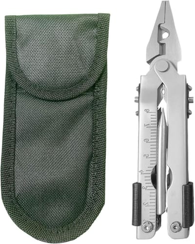 Multitool Tang - Handgereedschap Set - Klusjes Buiten - Roestvrij Staal - 13 cm - Metaal