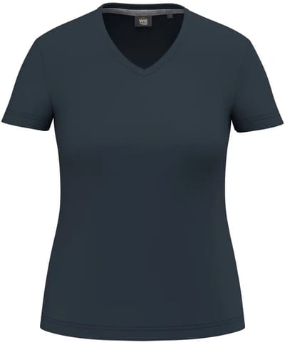 Duurzame V-hals antibacteriële t-shirt voor dames WK. Designed To Work