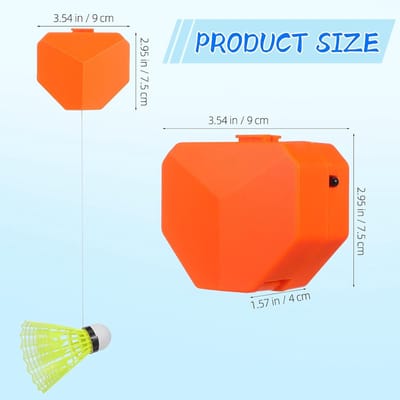 Elektrische Badmintontrainer - Solo Trainer - Binnen Trainen - Met Afstandsbediening - 9x7.5x4 cm - Willekeurig