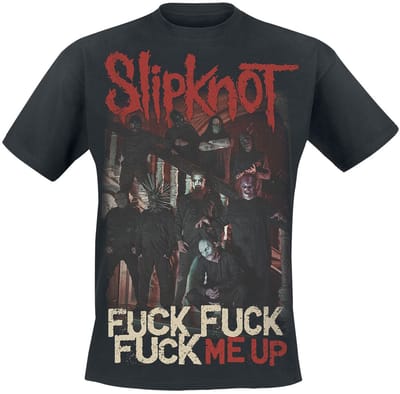 Slipknot T-shirt - Fuck Me Up - S tot 5XL - zwart