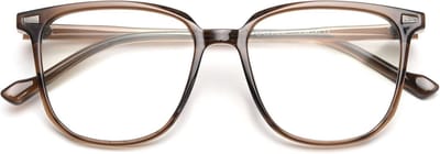 Blauwlichtblokkerende Bril - Computerbril Gamingbril - Oogbescherming Schermtijd - TR90 Lichtgewicht Frame - 52mm Lensbreedte - Bruin