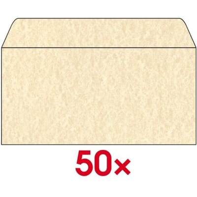 Design-enveloppen C6 zonder venster, gegomd - 50 stuks