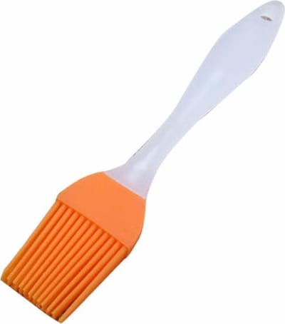 2 Stuks Bakkwast Oranje - Boterborstel - Siliconen - Olieborstel - Bakvorm Invetten - Boterkwast – Set van 2 siliconen bakkwasten – Oranje – boter en olie – bakken en koken – Duurzaam en gemakkelijk schoon te maken