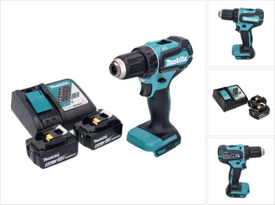 Makita DDF 485 RG accuboormachine 18 V 50 Nm borstelloos + 2x accu 6,0 Ah + oplader