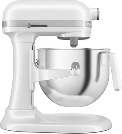 KitchenAid keukenmachine - Artisan - In hoogte verstelbare kom - 375 W - Krachtig met 11 snelheden - 4 accessoires - 6,6L - Classic Wit
