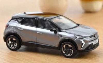 Renault Captur 2024 Oyster Grijs Zwart Model 1/43 Norev 517767