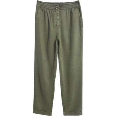 White Stuff Amelie Tapered Trouser Mid Green Maat: 6 REGULAR | Straight Broeken Outlet | Dames | Groen