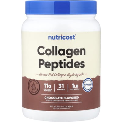 Collageen Peptiden, Chocolade, 454G (1 pond)
