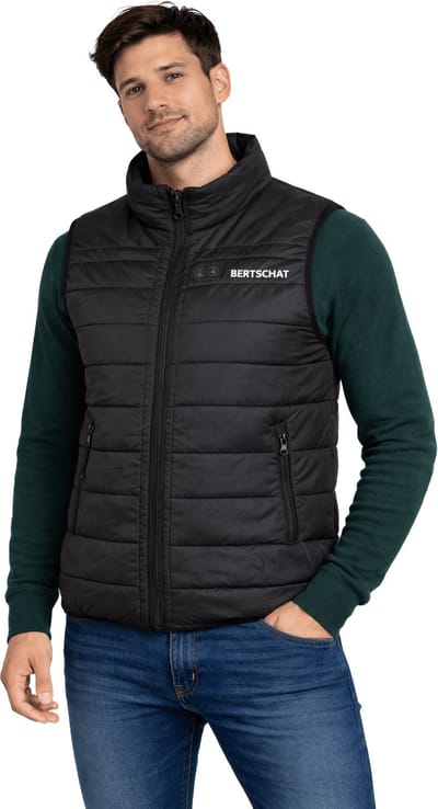 Verwarmd Vest Heren | Gewatteerde Elektrische Bodywarmer | Verwarmde Bodywarmer | USB | Inclusief 2 krachtige powerbanks | S