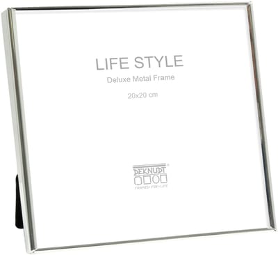 Deknudt Frames fotolijst S58MS1 - zilver - metaal - 20x20 cm