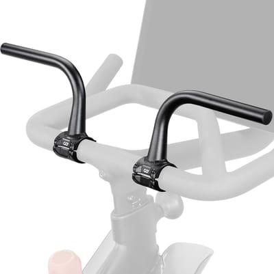 Stuurverlengers Hometrainer - Indoor Fiets Accessoire - Comfortabele Rit - Bidonhouder Compatibel - 14cm Lengte - Zwart