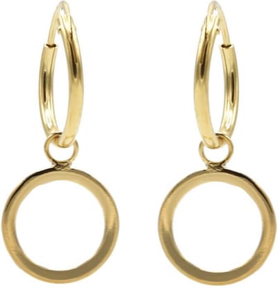 Karma Oorringen Hoops Open Circle Goud