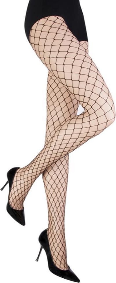 Marianne - Netpanty Grof - Zwart - 36/40