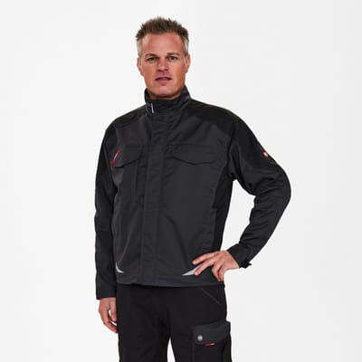 Engel Galaxy Light werkjack 1290-880 - Anthracite Grey / Black - 4XL