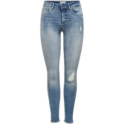 ONLY ONLBLUSH MID SK ANK RAW REA333NOOS Dames Jeans - Maat M X L34