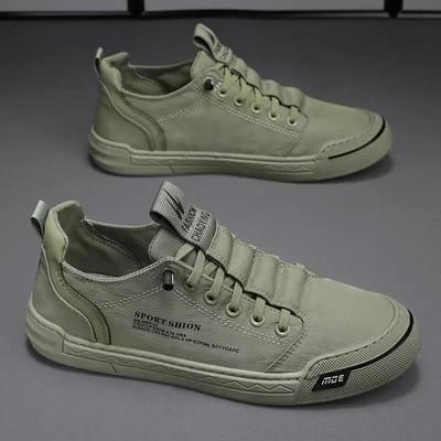 Vendeur Chaussures Décontractées de Haute Qualité pour Hommes Chaussures en Toile Soie Glacée pour Hommes Chaussures de Marche Baskets d'Extérieur Mâle Respirant Tenis 39 gray