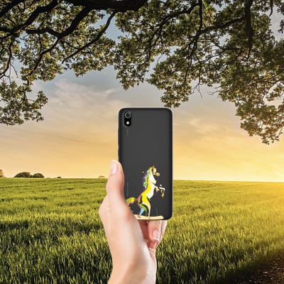 TPU Hoesje voor Xiaomi Redmi 7A Telefoonhoesje met Naam Horse Color