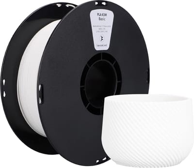 Kexcelled - PLA - 3D Printer Filament - Mat Wit - 1.75mm - 1kg