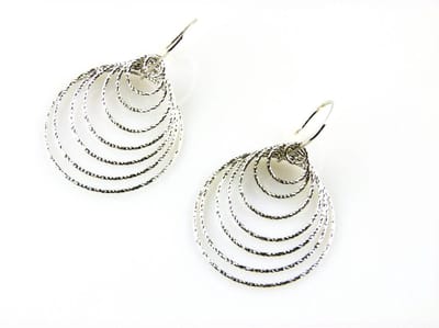 model Calisto oorringen in zilver