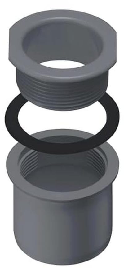 Schroefverbindingsgoot voor regenpijp 83/75mm antraciet