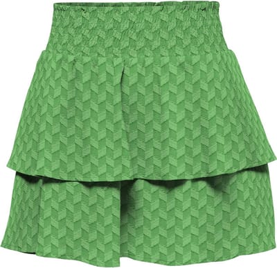 ONLY KOGEMMERY SMOCK SKORT WVN Meisjes Rok - Green Bee - Maat 128