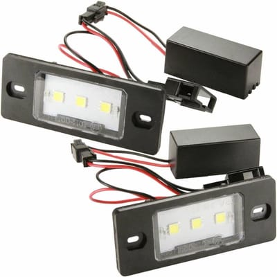 Led Kentekenplaatverlichting - Kentekenplaatlampen - Auto Verlichting - Registratievrij - Set van 2
