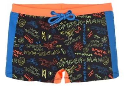 Marvel Spiderman Zwembroek - Zwemboxer - Fluor Oranje- Maat 98