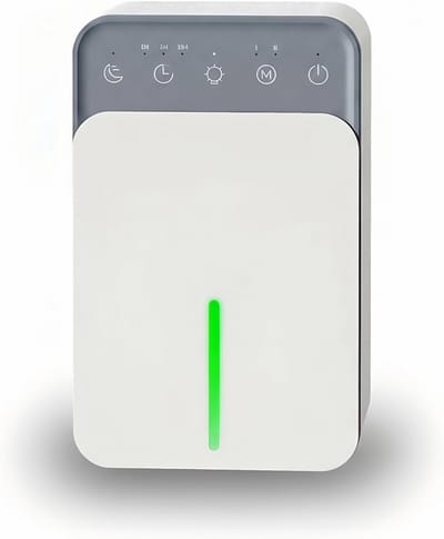 Luchtontvochtiger - Vochtvreter - Vochtige Ruimtes - Automatische Uitschakeling - 1200ML Tank - Wit