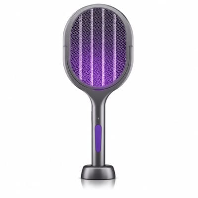 House of Balance MosquitoGuard Pro - Vliegenvanger - Elektrische Vliegenmepper Oplaadbaar - Vliegenlamp - 2-in-1 Elektrische Muggenmepper & Muggenlamp – Uitschuifbaar