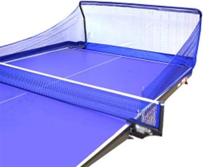 Tafeltennis Bal Collector - Bal Vanger Net - Training Verbeteren - Zijnetten Vangen Ballen - Standaard Tafel - Blauw