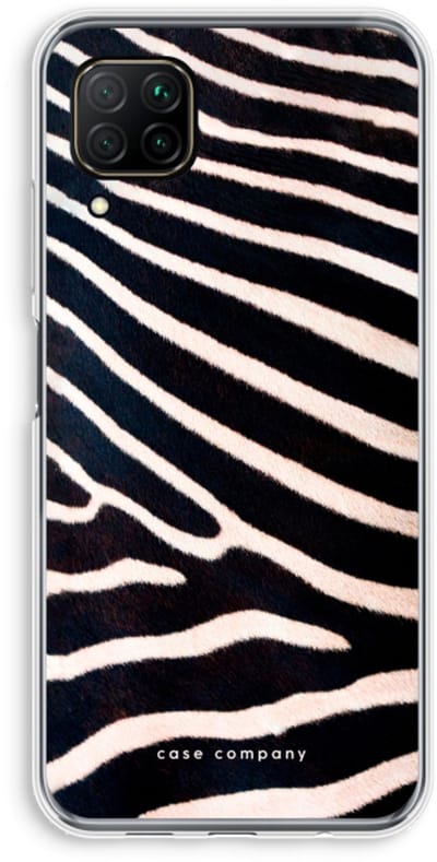 Case Company® - Hoesje geschikt voor Huawei P40 Lite hoesje - Zebra - Soft Cover Telefoonhoesje - Bescherming aan alle Kanten en Schermrand