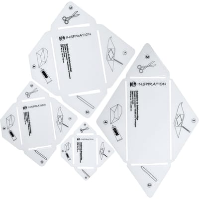 Sjablonenset "Enveloppen", 4 stuks