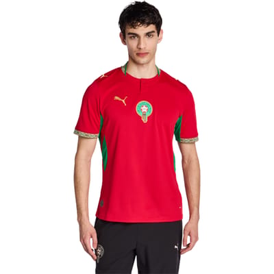 Puma Morocco Truien/Replica's Heren - Rood - Maat S - Poly Jersey