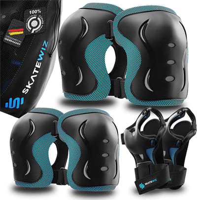 Beschermende accessoires voor inlineskaters / beschermers voor kinderen en volwassenen \ Child protectors - beschermerset voor skateboard, scooter, skaten, rijden, buitensport