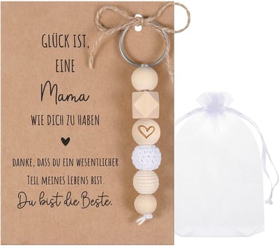Dailygoods- Gelukssleutelhanger Duitse Gelukssymboliek - Geluksbrenger - Cadeautje - Handgemaakt - Bedankje - Persoonlijke Verpakking