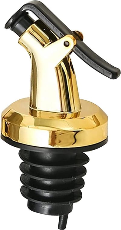 *** 2 x Premium Schenktuit Goud - Schenkdoppen - Wijn - Fles - Cocktail - Olijfolie -  van Heble®***