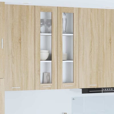 vidaXL - Hangkast - Sonoma - Eik - 60 - x - 31 - x - 100 - cm - Bewerkt - hout